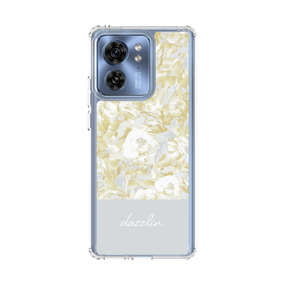 Slim Protection Case［ dazzlin - PaintFlower - Light Blue ］