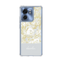 Slim Protection Case［ dazzlin - PaintFlower - Light Blue ］