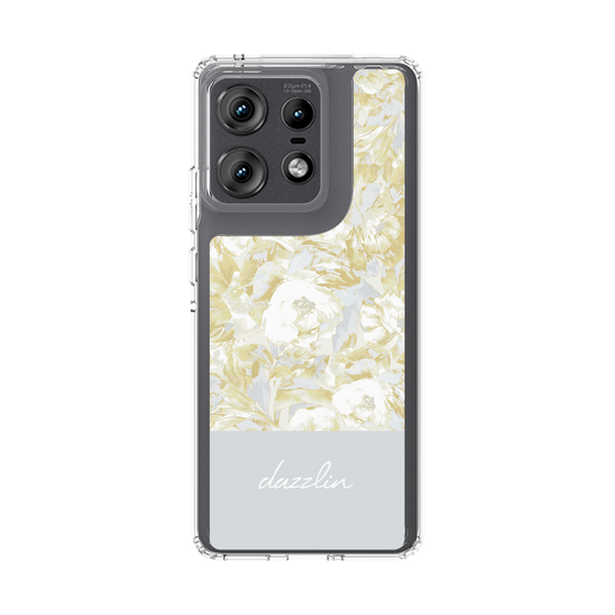 Slim Protection Case［ dazzlin - PaintFlower - Light Blue ］