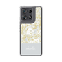 Slim Protection Case［ dazzlin - PaintFlower - Light Blue ］