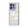 Slim Protection Case［ dazzlin - PaintFlower - Light Blue ］