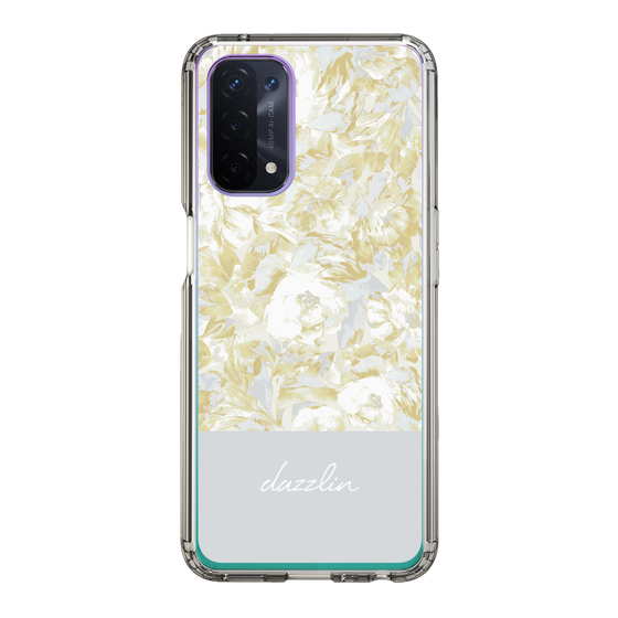 Slim Protection Case［ dazzlin - PaintFlower - Light Blue ］
