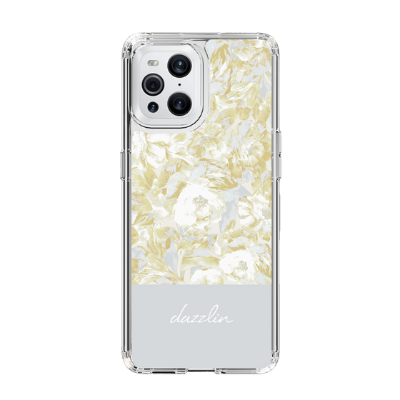 Slim Protection Case［ dazzlin - PaintFlower - Light Blue ］