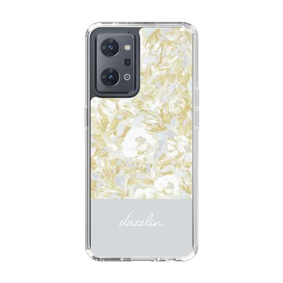 Slim Protection Case［ dazzlin - PaintFlower - Light Blue ］