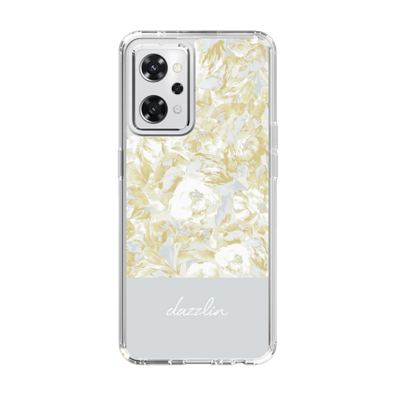 Slim Protection Case［ dazzlin - PaintFlower - Light Blue ］