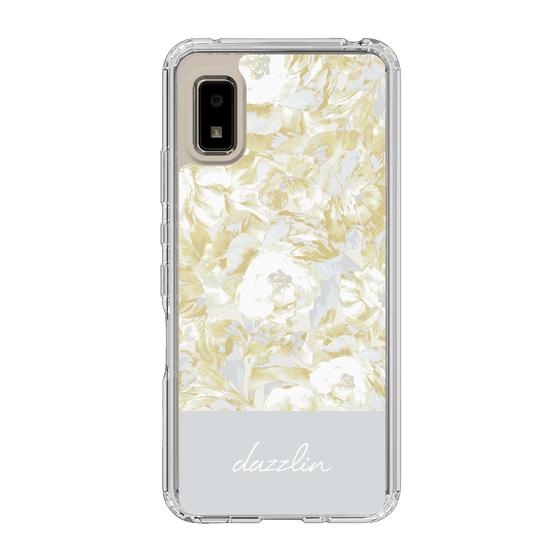 Slim Protection Case［ dazzlin - PaintFlower - Light Blue ］