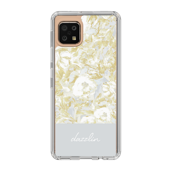 Slim Protection Case［ dazzlin - PaintFlower - Light Blue ］