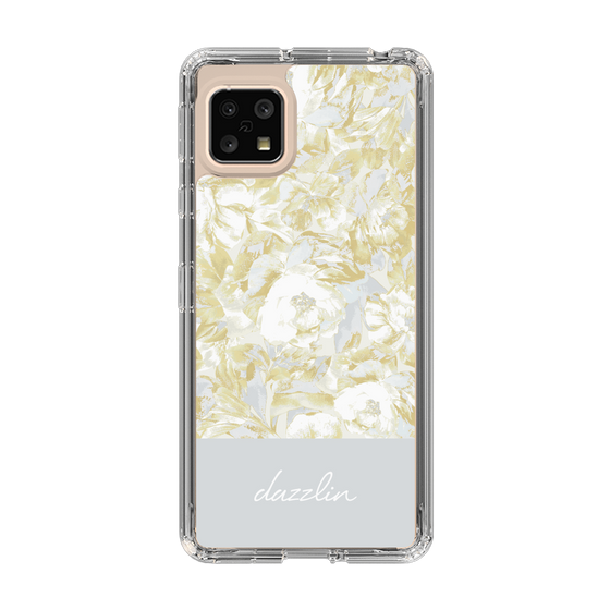 Slim Protection Case［ dazzlin - PaintFlower - Light Blue ］
