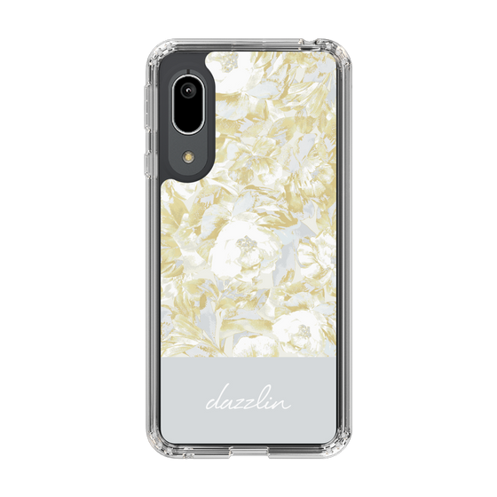 Slim Protection Case［ dazzlin - PaintFlower - Light Blue ］