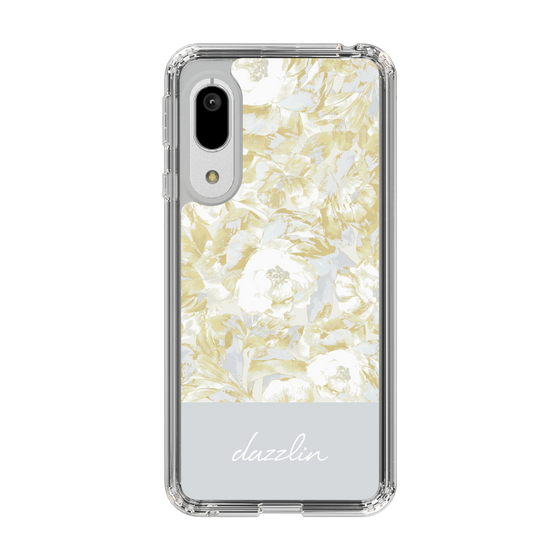 Slim Protection Case［ dazzlin - PaintFlower - Light Blue ］