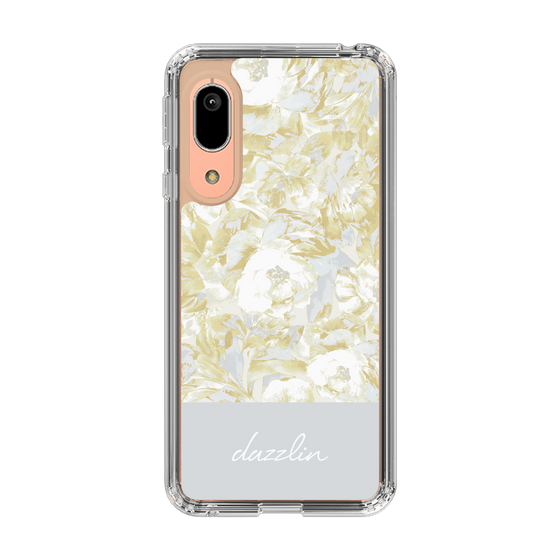Slim Protection Case［ dazzlin - PaintFlower - Light Blue ］