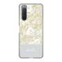 Slim Protection Case［ dazzlin - PaintFlower - Light Blue ］