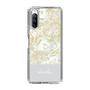Slim Protection Case［ dazzlin - PaintFlower - Light Blue ］