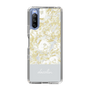 Slim Protection Case［ dazzlin - PaintFlower - Light Blue ］