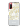 Slim Protection Case［ dazzlin - PaintFlower - Light Blue ］