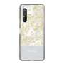 Slim Protection Case［ dazzlin - PaintFlower - Light Blue ］