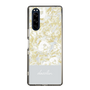 Slim Protection Case［ dazzlin - PaintFlower - Light Blue ］