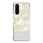 Slim Protection Case［ dazzlin - PaintFlower - Light Blue ］