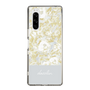 Slim Protection Case［ dazzlin - PaintFlower - Light Blue ］