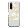 Slim Protection Case［ dazzlin - PaintFlower - Light Blue ］