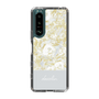 Slim Protection Case［ dazzlin - PaintFlower - Light Blue ］