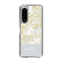 Slim Protection Case［ dazzlin - PaintFlower - Light Blue ］
