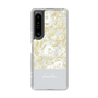 Slim Protection Case［ dazzlin - PaintFlower - Light Blue ］