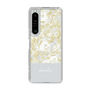 Slim Protection Case［ dazzlin - PaintFlower - Light Blue ］