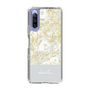 Slim Protection Case［ dazzlin - PaintFlower - Light Blue ］