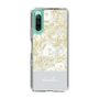 Slim Protection Case［ dazzlin - PaintFlower - Light Blue ］
