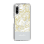 Slim Protection Case［ dazzlin - PaintFlower - Light Blue ］