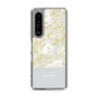Slim Protection Case［ dazzlin - PaintFlower - Light Blue ］