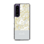 Slim Protection Case［ dazzlin - PaintFlower - Light Blue ］