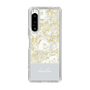 Slim Protection Case［ dazzlin - PaintFlower - Light Blue ］