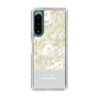 Slim Protection Case［ dazzlin - PaintFlower - Light Blue ］