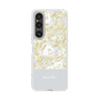 Slim Protection Case［ dazzlin - PaintFlower - Light Blue ］