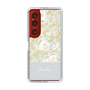 Slim Protection Case［ dazzlin - PaintFlower - Light Blue ］