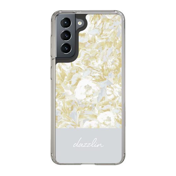 Slim Protection Case［ dazzlin - PaintFlower - Light Blue ］