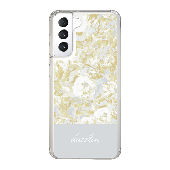 Slim Protection Case［ dazzlin - PaintFlower - Light Blue ］