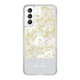 Slim Protection Case［ dazzlin - PaintFlower - Light Blue ］