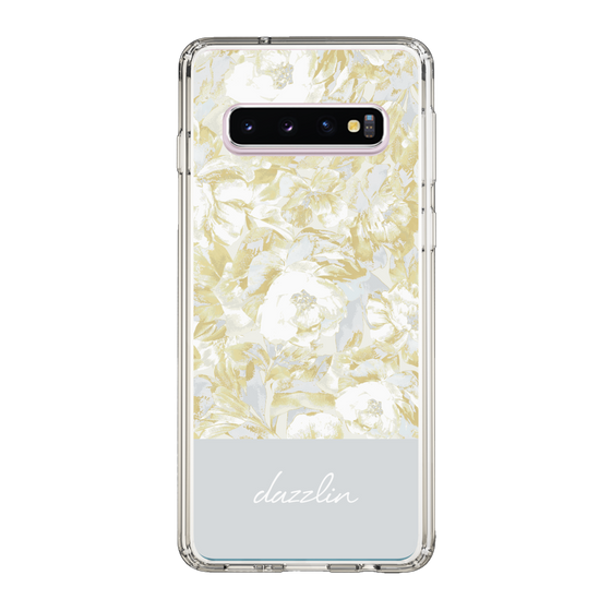 Slim Protection Case［ dazzlin - PaintFlower - Light Blue ］