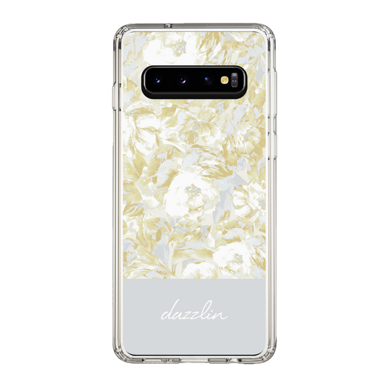 Slim Protection Case［ dazzlin - PaintFlower - Light Blue ］