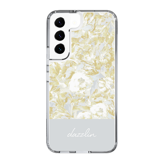 Slim Protection Case［ dazzlin - PaintFlower - Light Blue ］