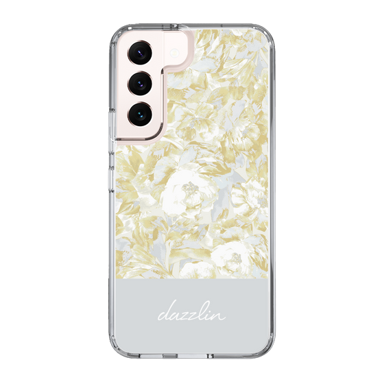 Slim Protection Case［ dazzlin - PaintFlower - Light Blue ］