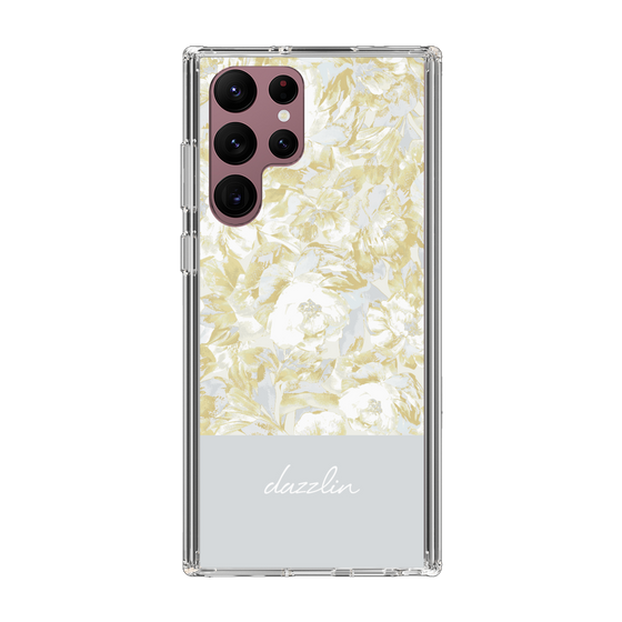 Slim Protection Case［ dazzlin - PaintFlower - Light Blue ］