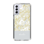 Slim Protection Case［ dazzlin - PaintFlower - Light Blue ］
