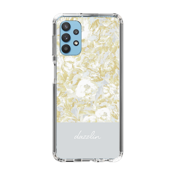 Slim Protection Case［ dazzlin - PaintFlower - Light Blue ］