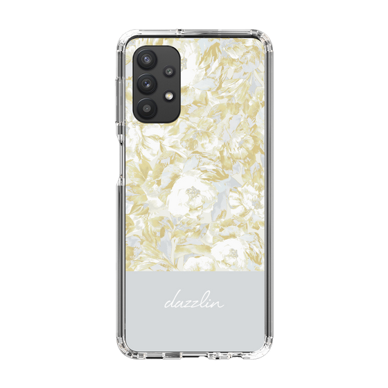 Slim Protection Case［ dazzlin - PaintFlower - Light Blue ］