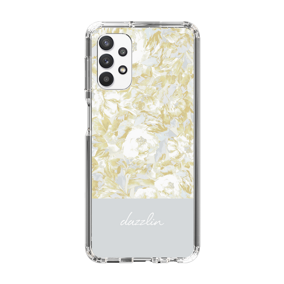 Slim Protection Case［ dazzlin - PaintFlower - Light Blue ］