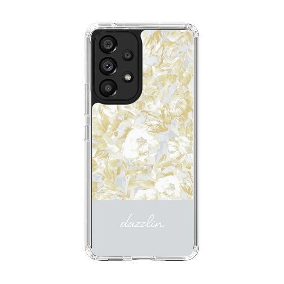 Slim Protection Case［ dazzlin - PaintFlower - Light Blue ］